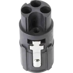 Pin insert, 3 pole + PE for M17 round connector, 21175210000