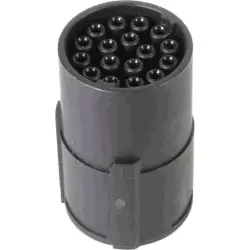 Socket insert, 17 pole for M17 round connector, 21175060000