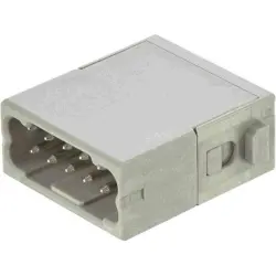 Pin contact insert, DD, 12 pole, push-in, 09140125001