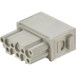 Socket contact insert, DD, 12 pole, push-in, 09140125101