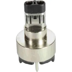 Panel socket, M8, 2 pole, solder connection, straight, 21823392201