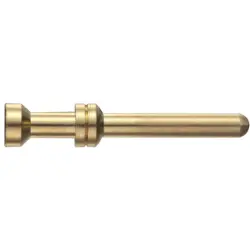 Pin contact, 0.5 mm², AWG 20, crimp connection, gold-plated, 09330006122
