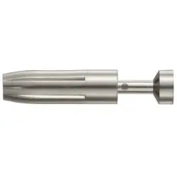 Receptacle, 2.5 mm², AWG 14, crimp connection, silver-plated, 09330006202