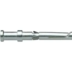 Receptacle, 2.5 mm², AWG 14, crimp connection, silver-plated, 09150006206