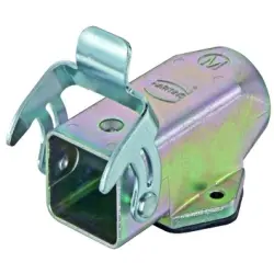 Surface mount housing, size 3A, zinc die casting, M20, straight, longitudinal bow locking, IP44/IP65/IP67, 19620031250