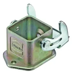 Surface mount housing, size 3A, zinc die casting, M20, straight, longitudinal bow locking, IP44/IP65/IP67, 09620030301