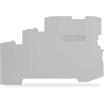 End/Intermediate plate for terminal block, 2000-5391 - 1