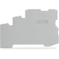 End/Intermediate plate for terminal block, 2000-5391