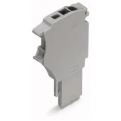 1-wire start module, spring-clamp connection, 0.14-1.5 mm², 1 pole, 13.5 A, 6 kV, gray, 2020-161