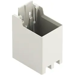 Pin header, 3 pole, pitch 3.5 mm, straight, light gray, 2091-1403
