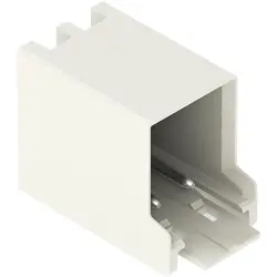 Pin header, 10 pole, pitch 3.5 mm, angled, light gray, 2091-1430
