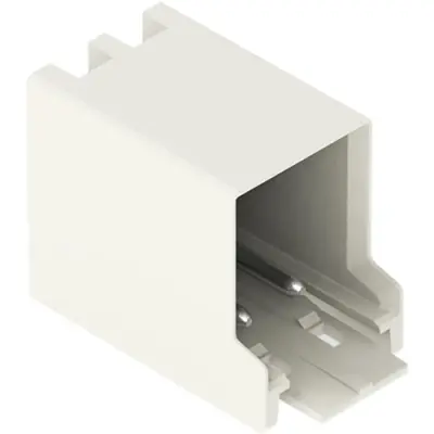 Pin header, 10 pole, pitch 3.5 mm, angled, light gray, 2091-1430 - 1