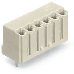 Socket header, 2 pole, pitch 5 mm, straight, light gray, 2092-1302