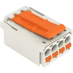 Pin header, 2 pole, pitch 5 mm, straight, light gray, 2092-1522/002-000