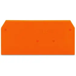 End/Intermediate plate for terminal block, 280-309