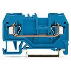 2-wire feed-through terminal, spring-clamp connection, 0.08-2.5 mm², 1 pole, 24 A, 8 kV, blue, 280-904