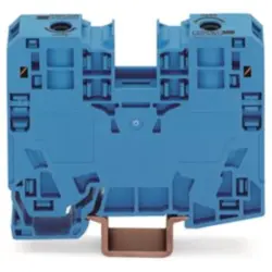 2-wire feed-through terminal, spring-clamp connection, 6.0-35 mm², 1 pole, 125 A, 8 kV, blue, 285-134