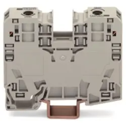 2-wire feed-through terminal, spring-clamp connection, 6.0-35 mm², 1 pole, 125 A, 8 kV, gray, 285-135