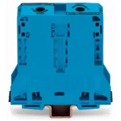 2-wire feed-through terminal, spring-clamp connection, 25-95 mm², 1 pole, 232 A, 12 kV, blue, 285-194