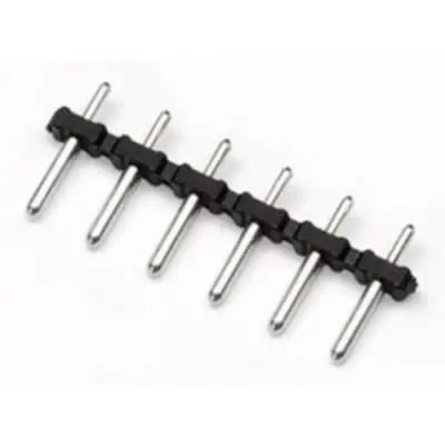 Pin header, 5 pole, pitch 5 mm, straight, black, 806-905 - 1