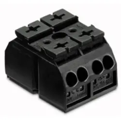 4-wire device connection terminal, 2 pole, pitch 12 mm, 0.5-4.0 mm², AWG 20-12, 32 A, 500 V, push-in, 862-552