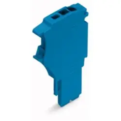 1-wire female connector start module, 1 pole, pitch 3.5 mm, straight, blue, 2020-164