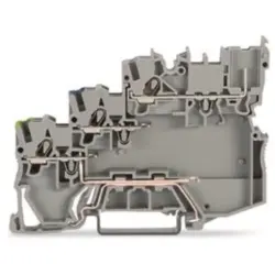 3-wire actuator terminal, spring-clamp connection, 0.14-1.5 mm², 13.5 A, 4 kV, gray, 2020-5317/102-000