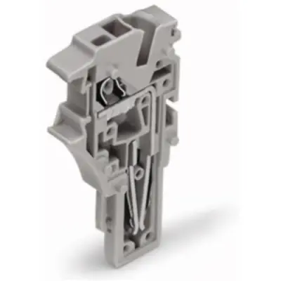 1-wire female connector middle module, 1 pole, pitch 5.2 mm, straight, gray, 2022-171 - 1