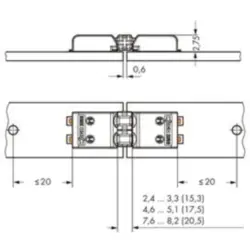 Connecting element for connection terminal, 2059-901/021-000