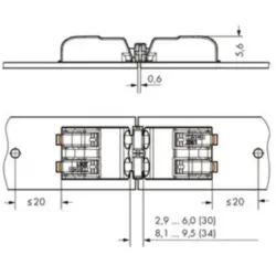 Connecting element for connection terminal, 2061-902/034-000