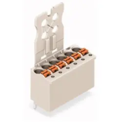 Socket header, 8 pole, pitch 3.5 mm, straight, light gray, 2091-1158/000-5000