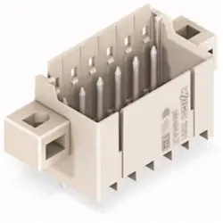 Pin header, 12 pole, pitch 3.5 mm, straight, light gray, 2091-1412/205-000