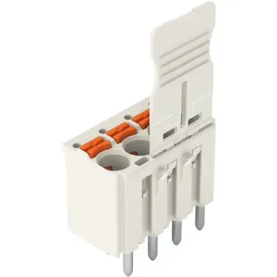 Socket header, 12 pole, pitch 5 mm, straight, light gray, 2092-1162 - 1
