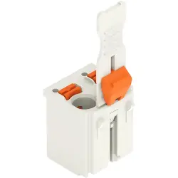 1-wire female connector, 2 pole, pitch 7.5 mm, straight, light gray, 2092-3102/002-000