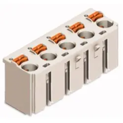 1-wire female connector, 3 pole, pitch 7.5 mm, straight, light gray, 2092-3123