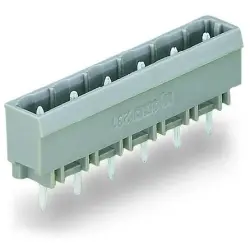Pin header, 16 pole, pitch 7.5 mm, straight, gray, 231-246/001-000