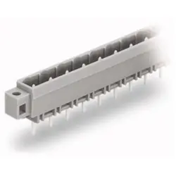 Pin header, 10 pole, pitch 7.5 mm, straight, gray, 231-270/040-000