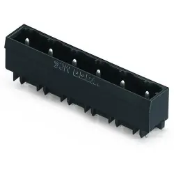 Pin header, 12 pole, pitch 7.5 mm, straight, black, 231-272/001-000/105-604