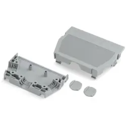 Strain relief housing for PCB connector, 232-612