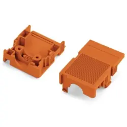 Strain relief housing for PCB connector, 232-635
