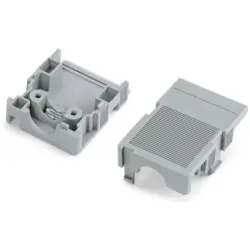 Strain relief housing for PCB connector, 232-663