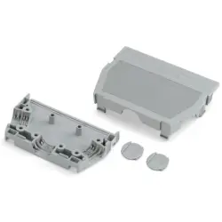 Strain relief housing for PCB connector, 232-667