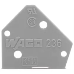 End plate for connection terminal, 236-200