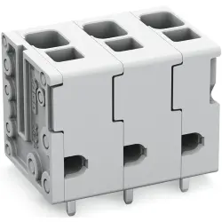 PCB terminal, 5 pole, pitch 7.5 mm, AWG 24-10, 41 A, push-in cage clamp, gray, 2624-3305