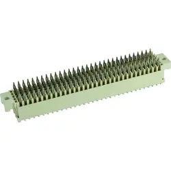 Female connector, 160 pole, z-a-b-c-d, pitch 2.54 mm, press-in connection, straight, 02021601201