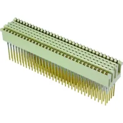 Female connector, 160 pole, z-a-b-c-d, pitch 2.54 mm, press-in connection, straight, 02021601302
