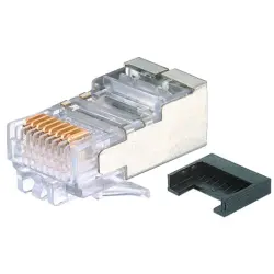 RJ45 plug, 8 pole, equipped, crimp connection, 09120009958