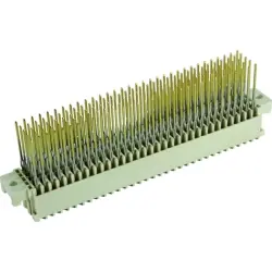 Female connector, 160 pole, z-a-b-c-d, pitch 2.54 mm, press-in connection, straight, gold-plated, 02021602301