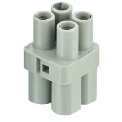 Socket contact insert, 3A, 4 pole, unequipped, crimp connection, 09120043151