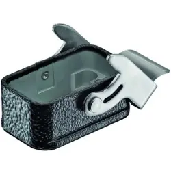 Surface mount housing, size Han-Compact, zinc die casting, longitudinal bow locking, IP65, 09120080301
